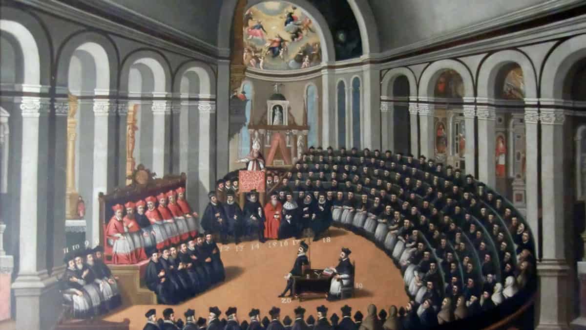 Council of Trent, painting in the Museo del Palazzo del Buonconsiglio, Trento