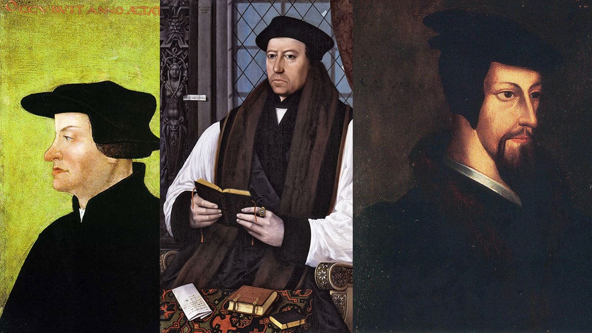 Zwingli - Cranmer - Calvin