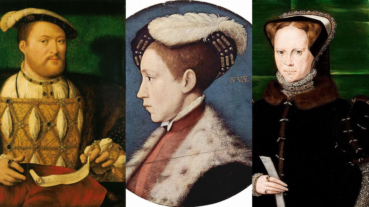 Henry VIII; Edward VI and Mary I